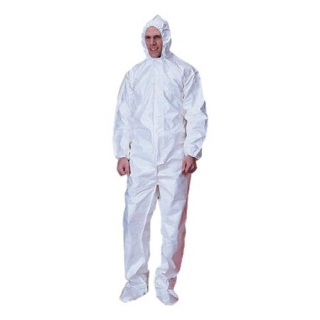 Comfitwear Disposable Coveralls, Hooded, 25 PK TC-100 2XL-25PC